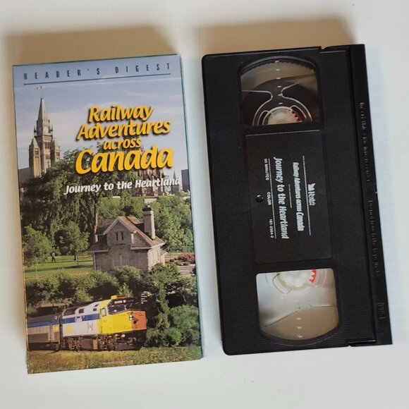 VINTAGE Readers Digest Railway Adventures Across Canada VHS Box Set 3 VHS Tapes - Picture 9 of 11